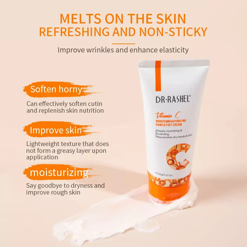 Dr.rashel Vitamin C Brightening & Hydrating Hand & Foot Cream