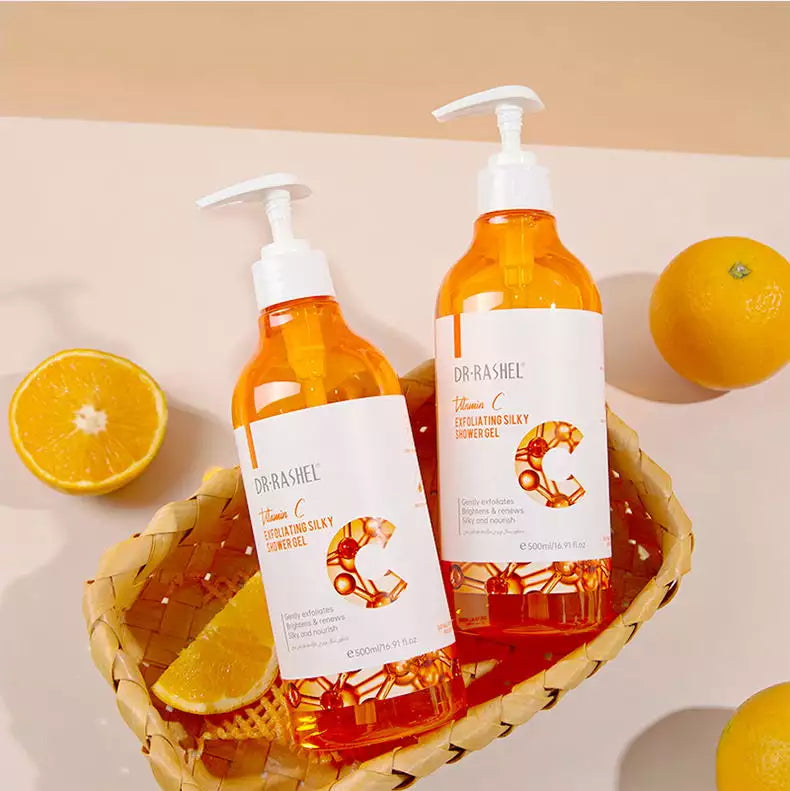 Dr.Rashel vitamin C whitening Exfoliating silky shower gel