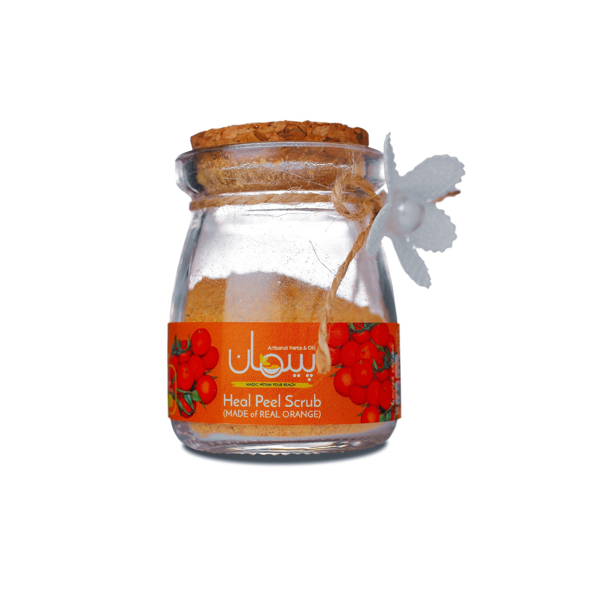 Heal Peel Scrub Vitamin C & Orange Peel Exfoliator
