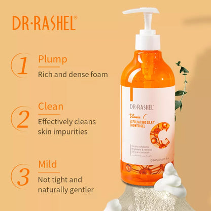 Dr.Rashel vitamin C whitening Exfoliating silky shower gel