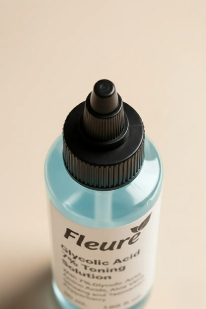 Fleuré Glycolic Acid 7% Toning Solution - Brighten & Smooth Skin