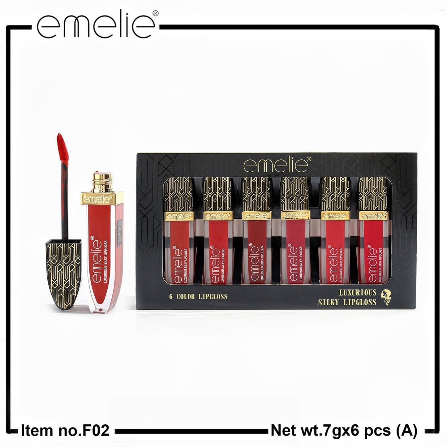 Aqua Rouge Waterproof Liquid Lip Color (6pc Set)
