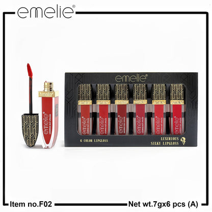 Aqua Rouge Waterproof Liquid Lip Color (6pc Set)
