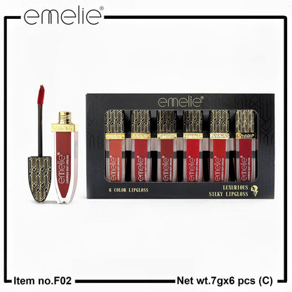 Aqua Rouge Waterproof Liquid Lip Color (6pc Set)