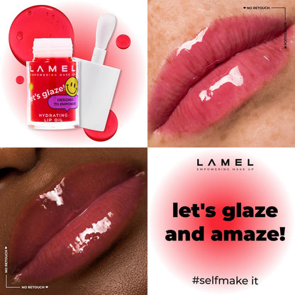 LAMEL Moisturizing Lip Oil LET'S GLAZE