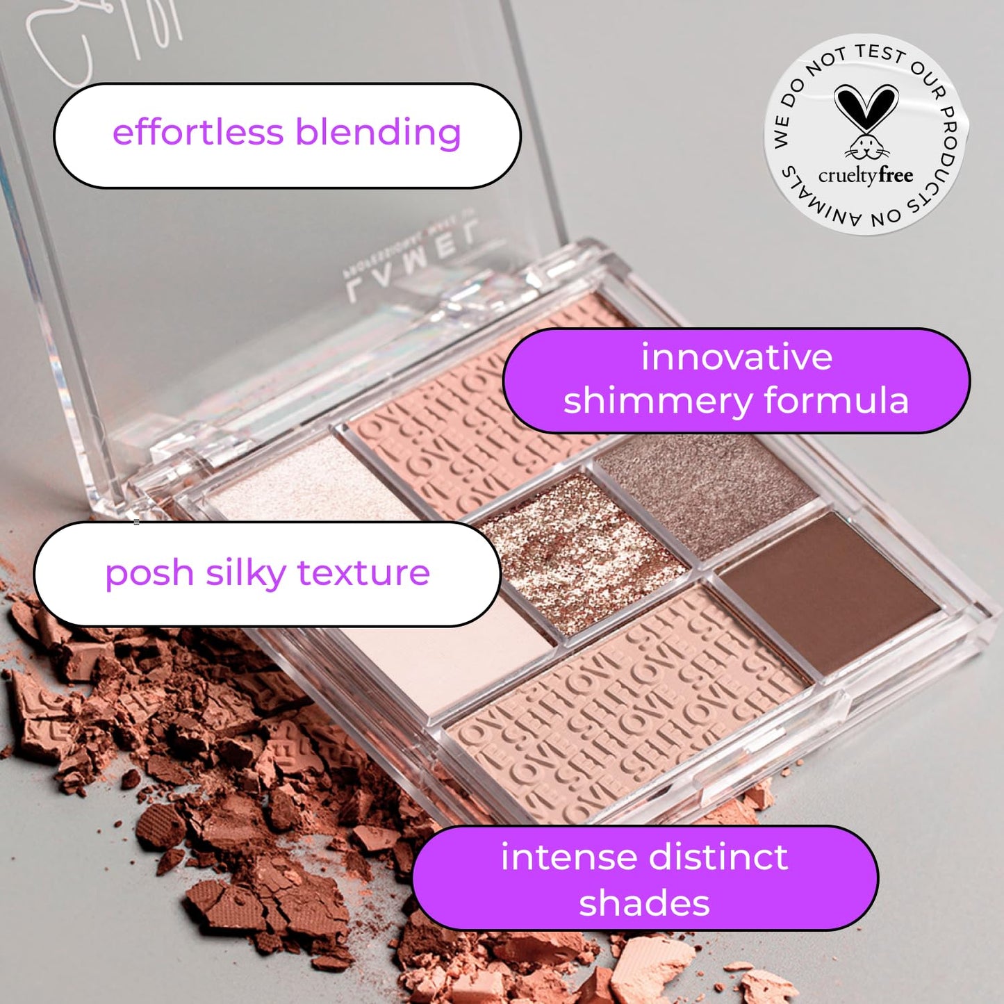 LAMEL SELFLOVE Eyeshadow Palette