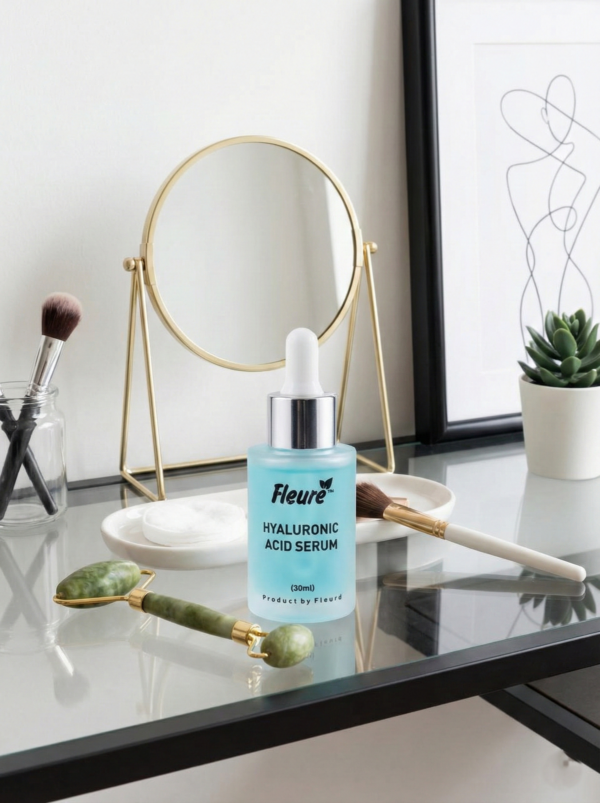 Fleuré Hyaluronic Serum - Deep Hydration & Plumping Serum