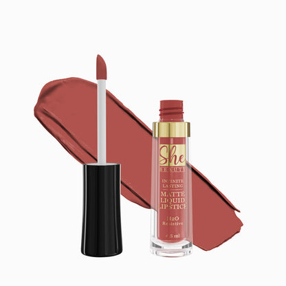 She Beauty Liquid Lipstick - Peanut