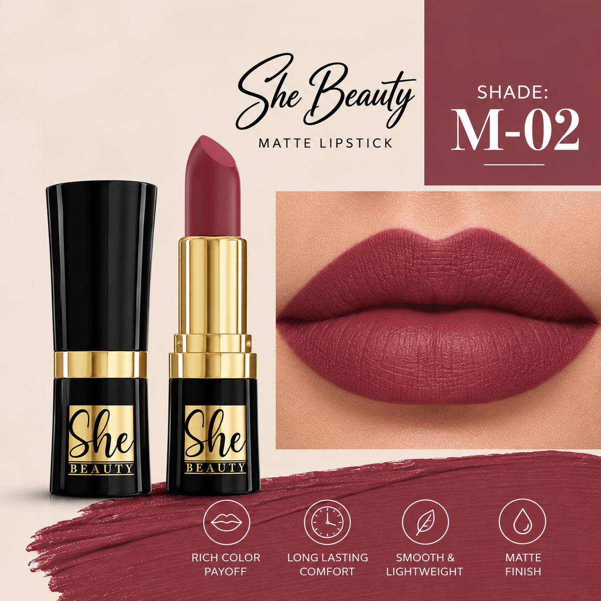 She Beauty Lipstick