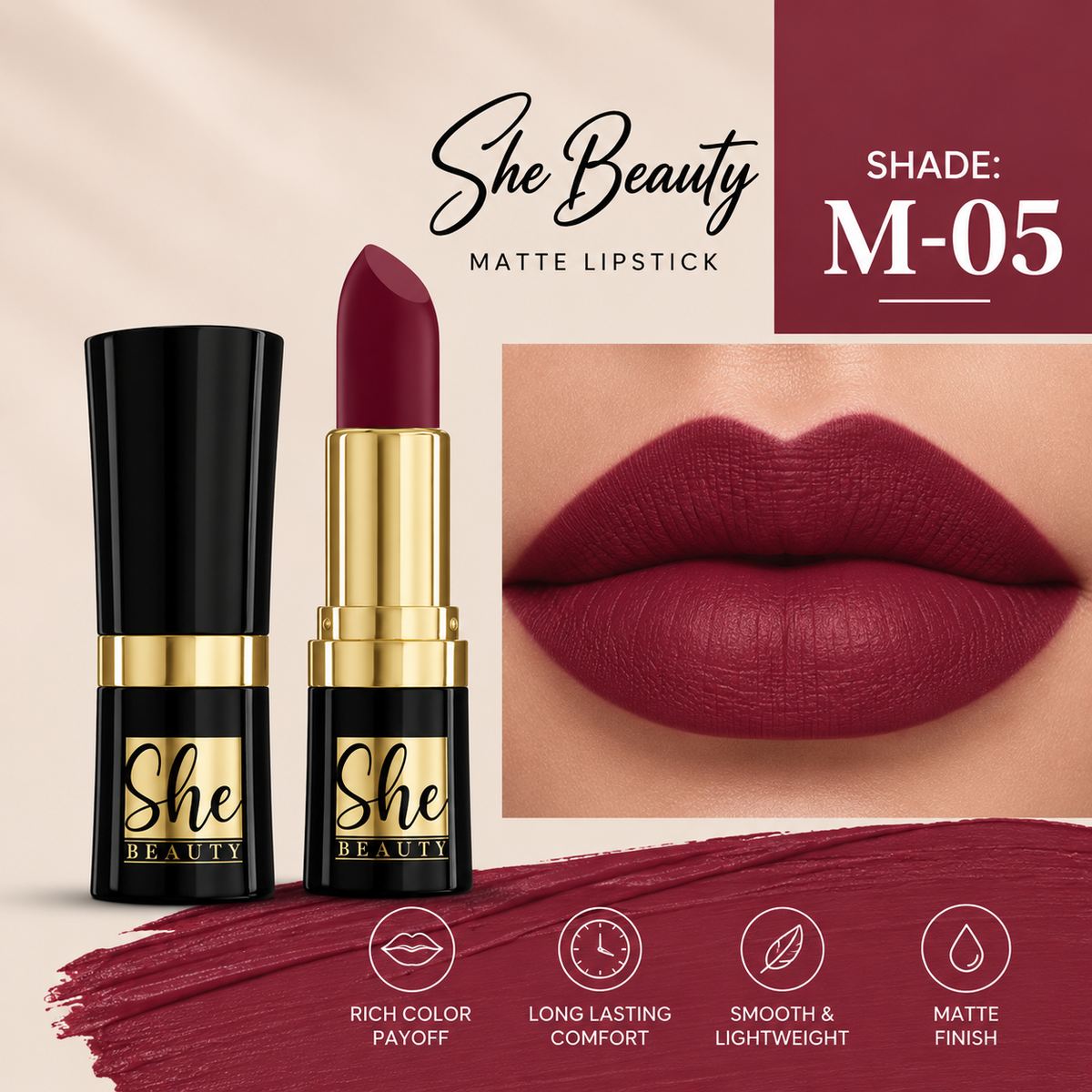 She Beauty Lipstick