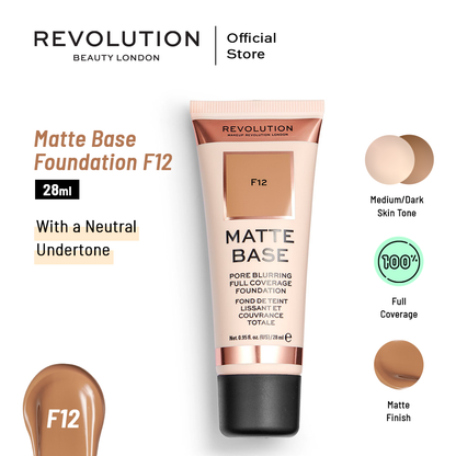Makeup Revolution Matte Base Foundation