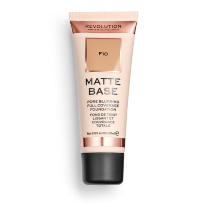 Revolution Matte Base Foundation F10 28ml