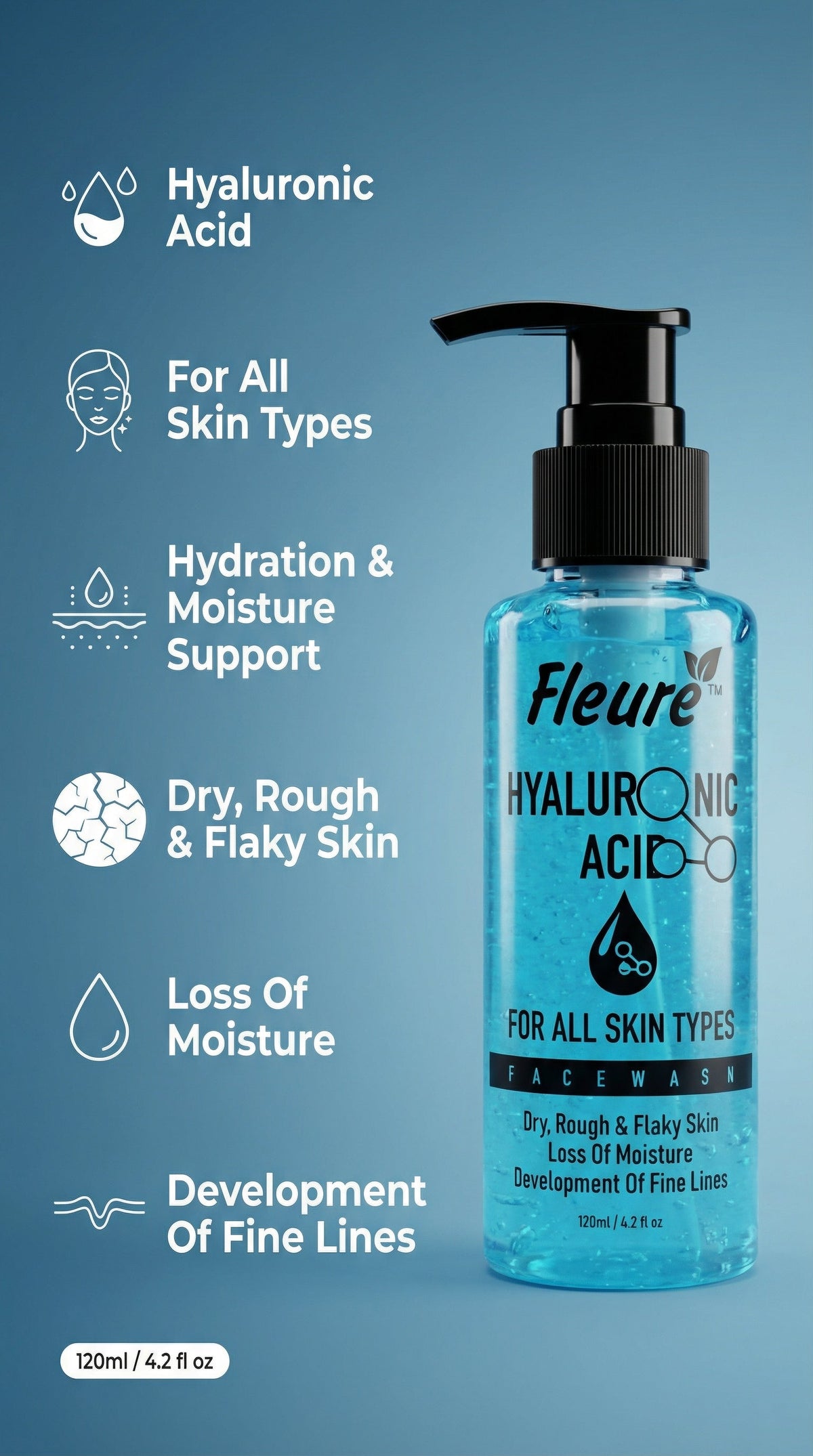 Hyaluronic Acid Beads Face Wash