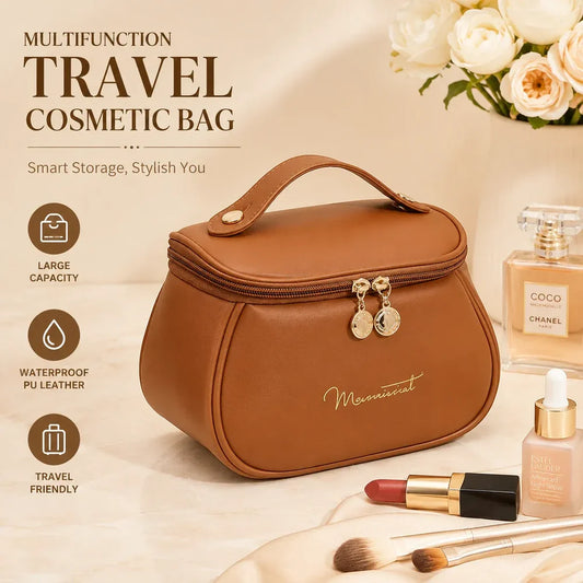 Multifunctional Waterproof Travel Cosmetic Bag & Makeup Organizer
