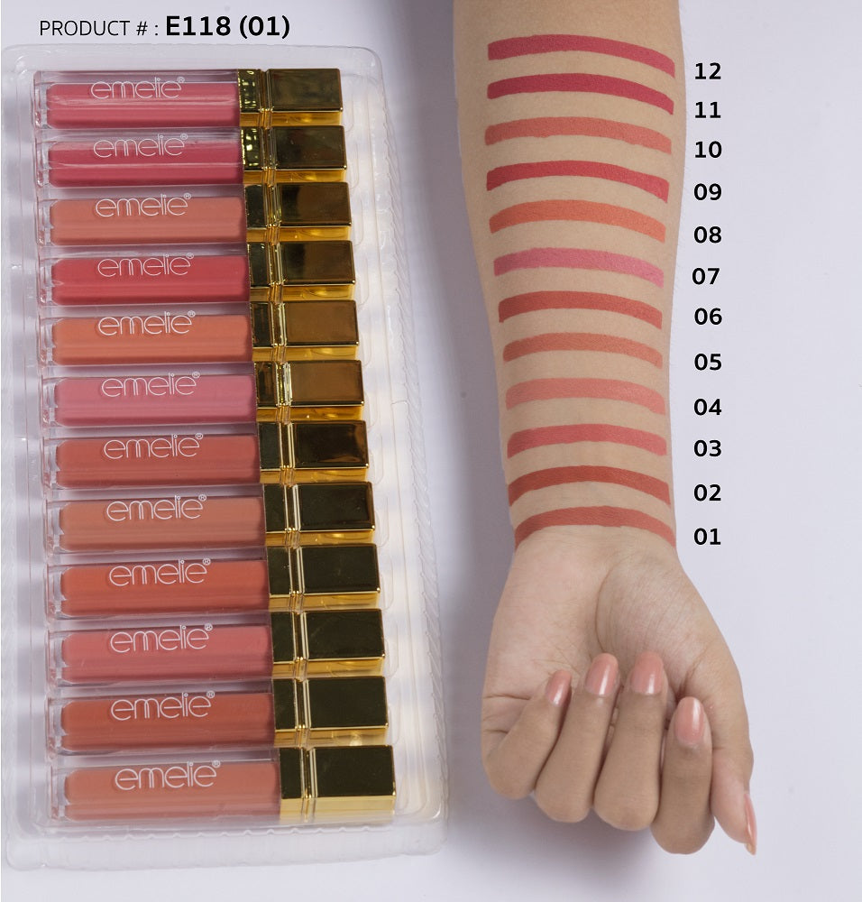 Emelie Matte Lip Gloss Set