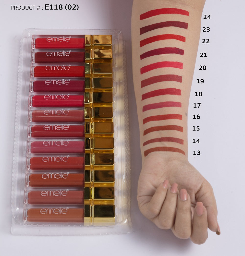 Emelie Matte Lip Gloss Set