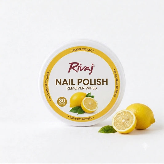 Nail Polish Remover Wipes - Lemon Extract