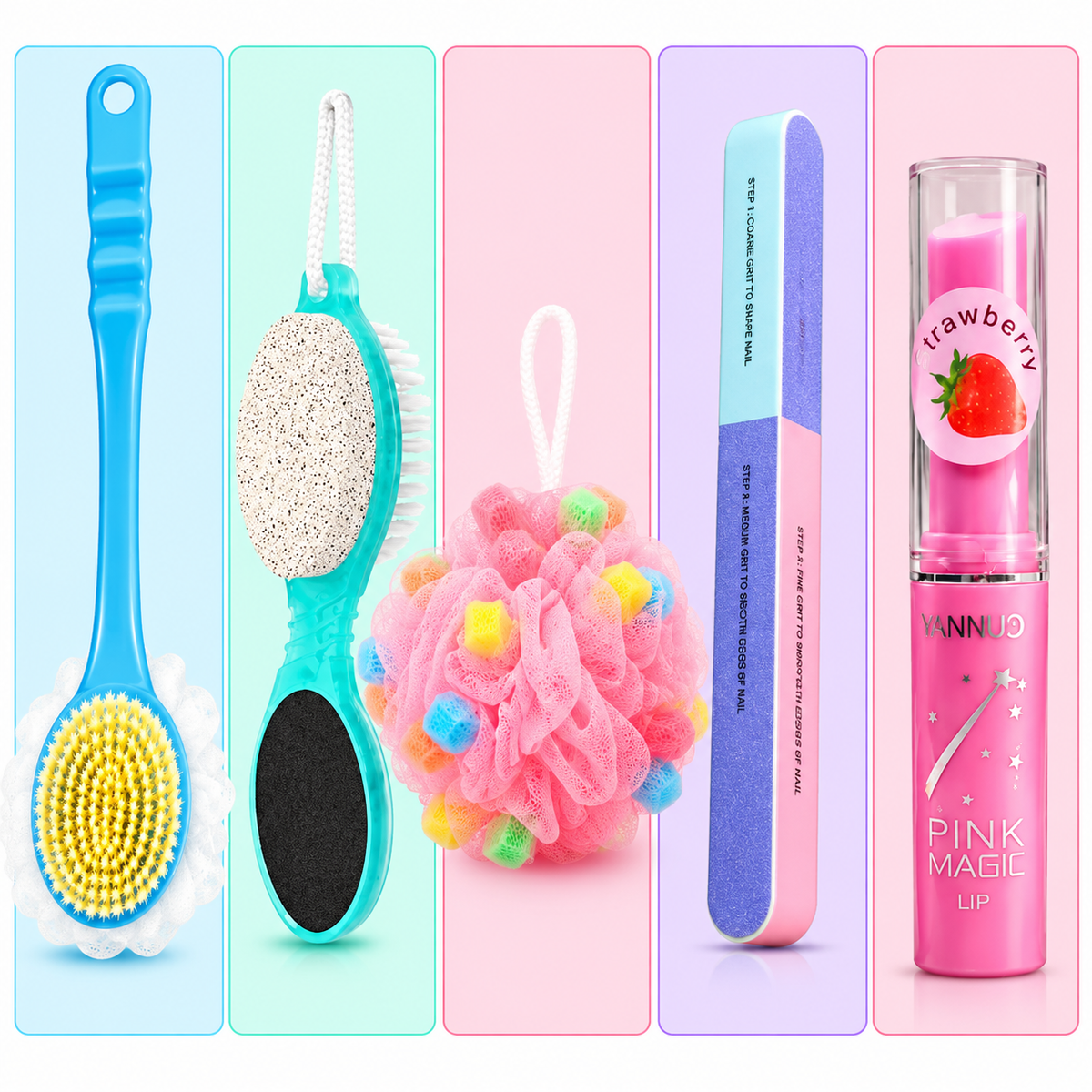 Pack of 5 Bath & Beauty Essentials