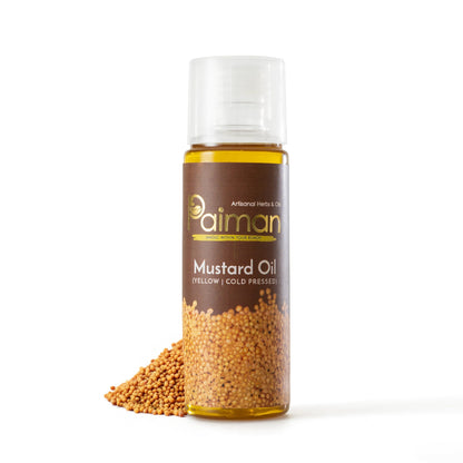 Pure Cold-Pressed Yellow Mustard Oil for Hair & Joints