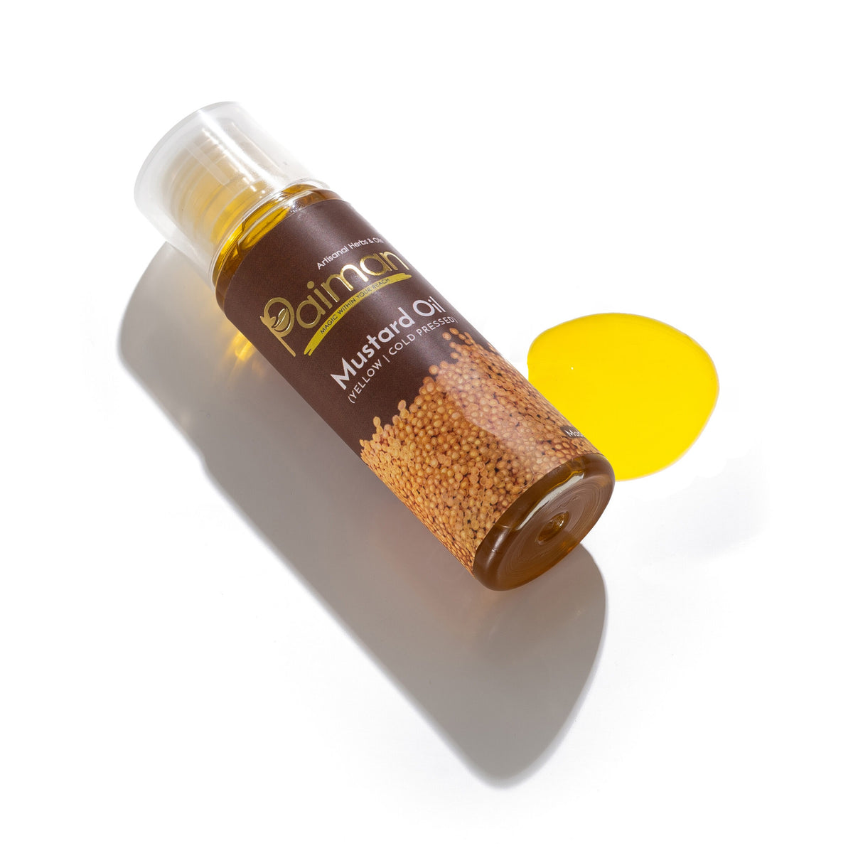 Pure Cold-Pressed Yellow Mustard Oil for Hair & Joints