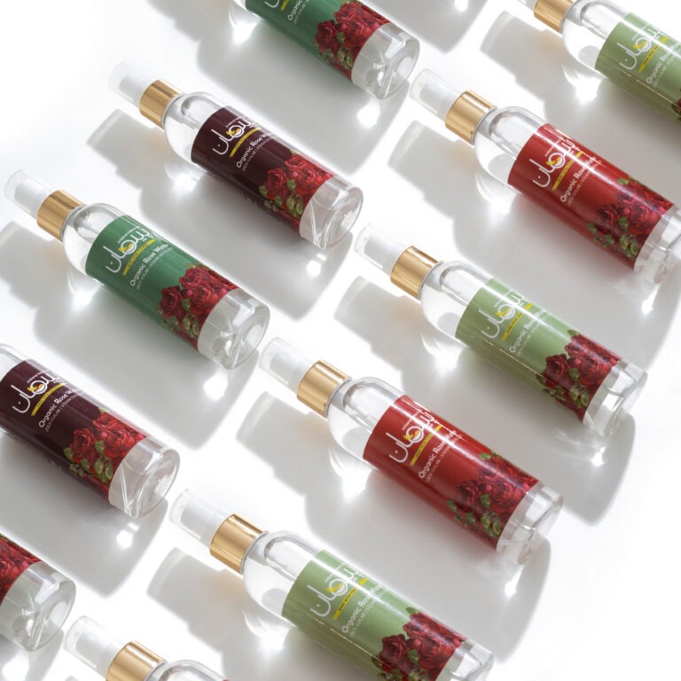 Pure Steam-Distilled Organic Rose Water Toner
