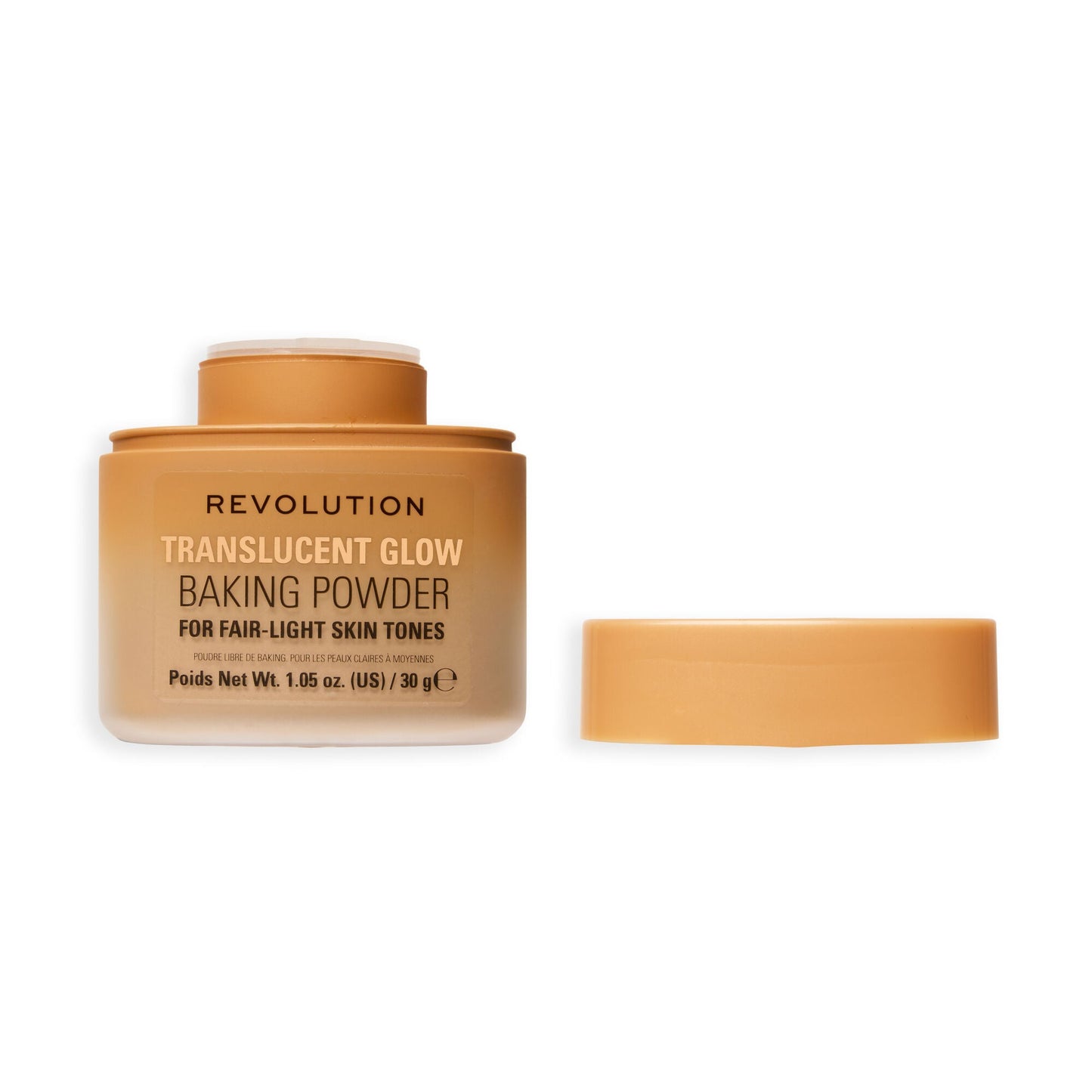 Revolution Translucent Glow Loose Baking Powder Fair To Light 30gm