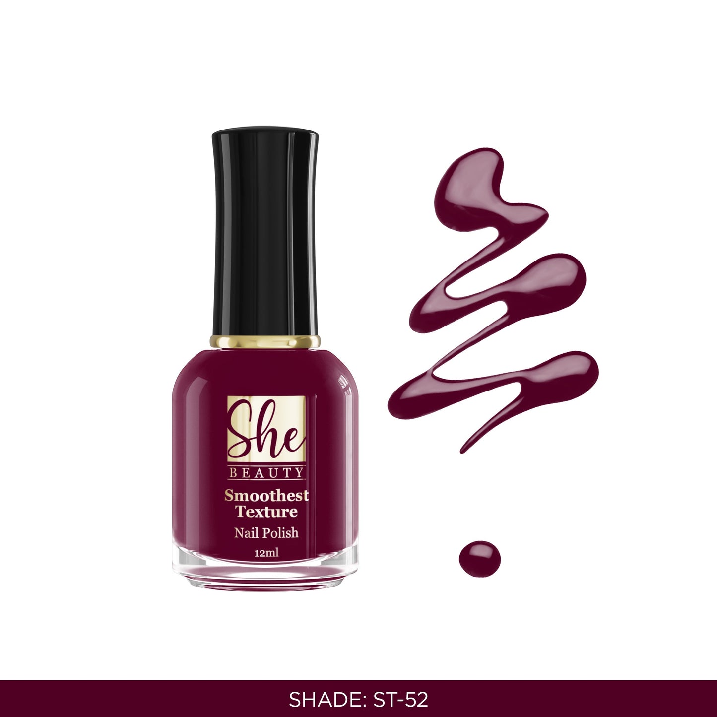 She Beauty Nail Polish Smoothest Texture ST-52