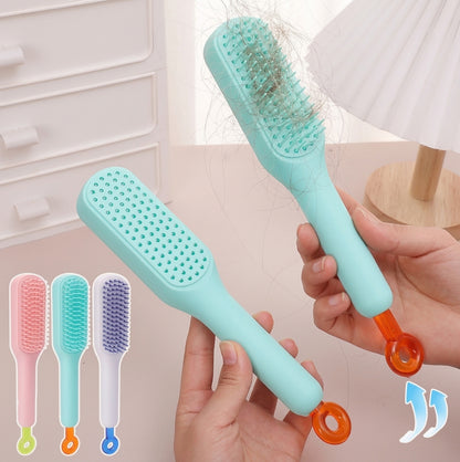 3D Self-Cleaning Hair Brush | Retractable Airbag Scalp Massager