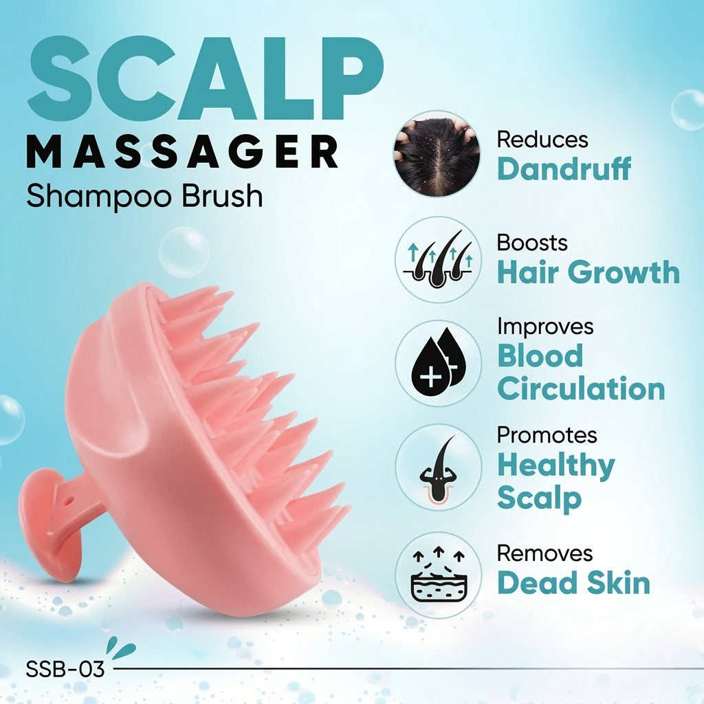 Hair Scalp Massager Scrubber Brush