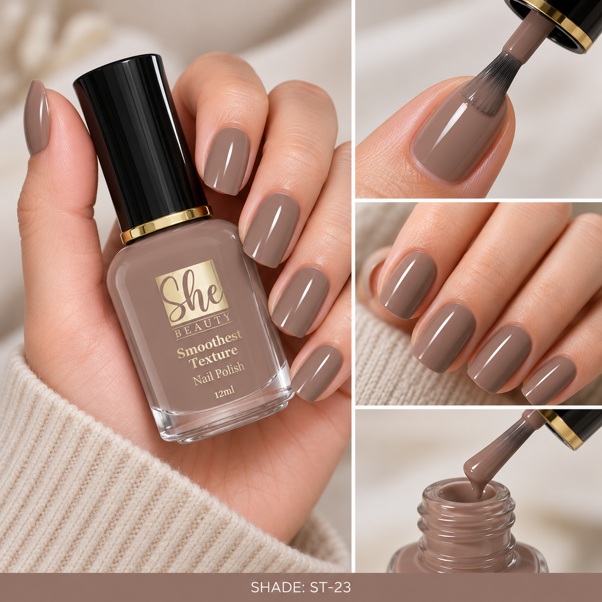 She Beauty Nail Polish - Smoothest Texture