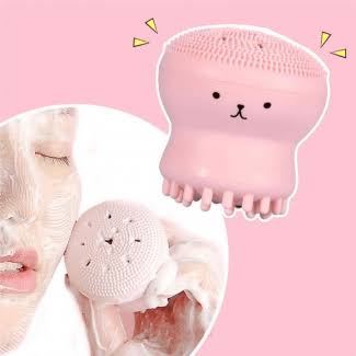 Silicone Facial Scrubber & Exfoliating Cleansing Brush