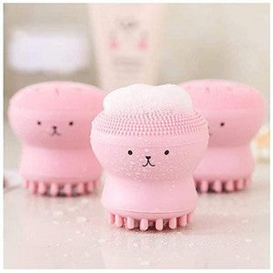 Silicone Facial Scrubber & Exfoliating Cleansing Brush