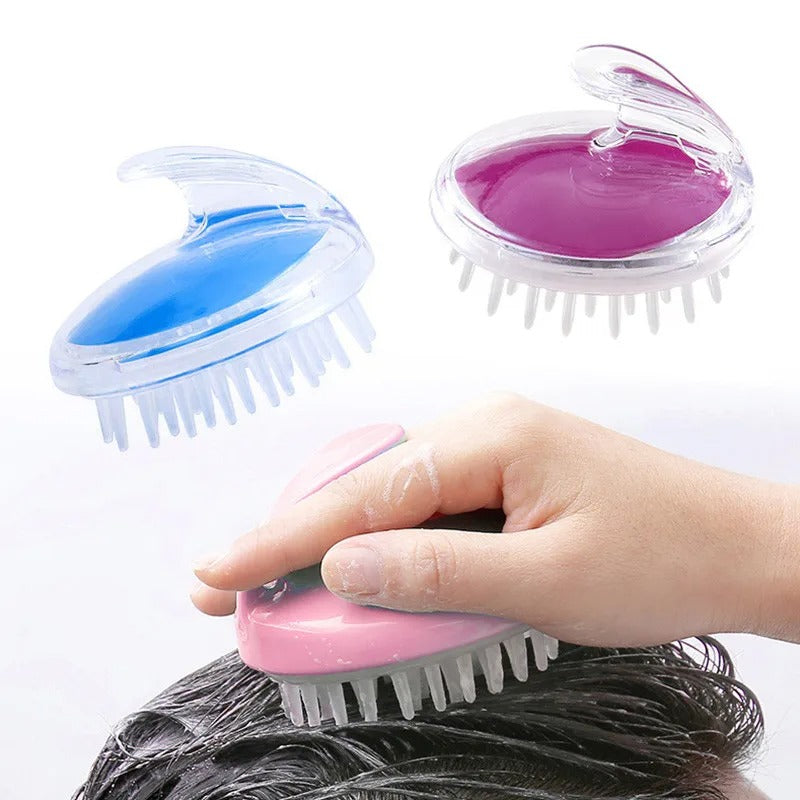 Silicone Scalp Massager & Shampoo Brush