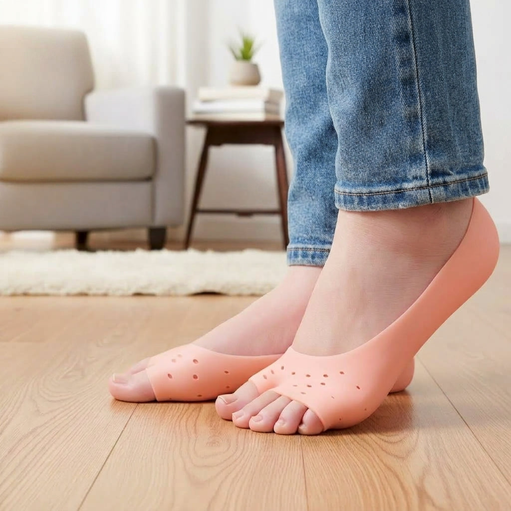 Silicone Heel Moisturizing Full Socks