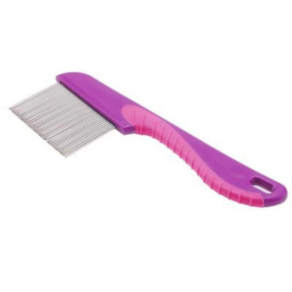 Stainless Steel Fine-Tooth Nit & Hair Lice Comb