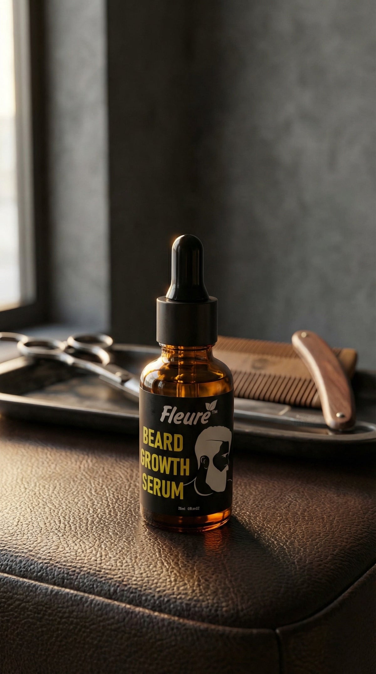 Fleuré Beard Growth Serum for Healthier Beard