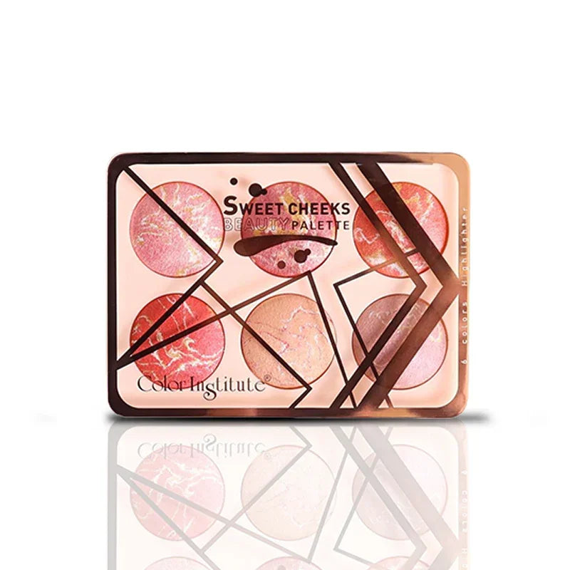Color Institute 6 in 1 Terra cotta blushon & Highlighter Kit