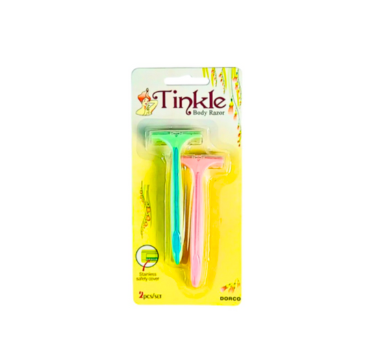 Tinkle Eyebrow & Facial Razor Pack of 2
