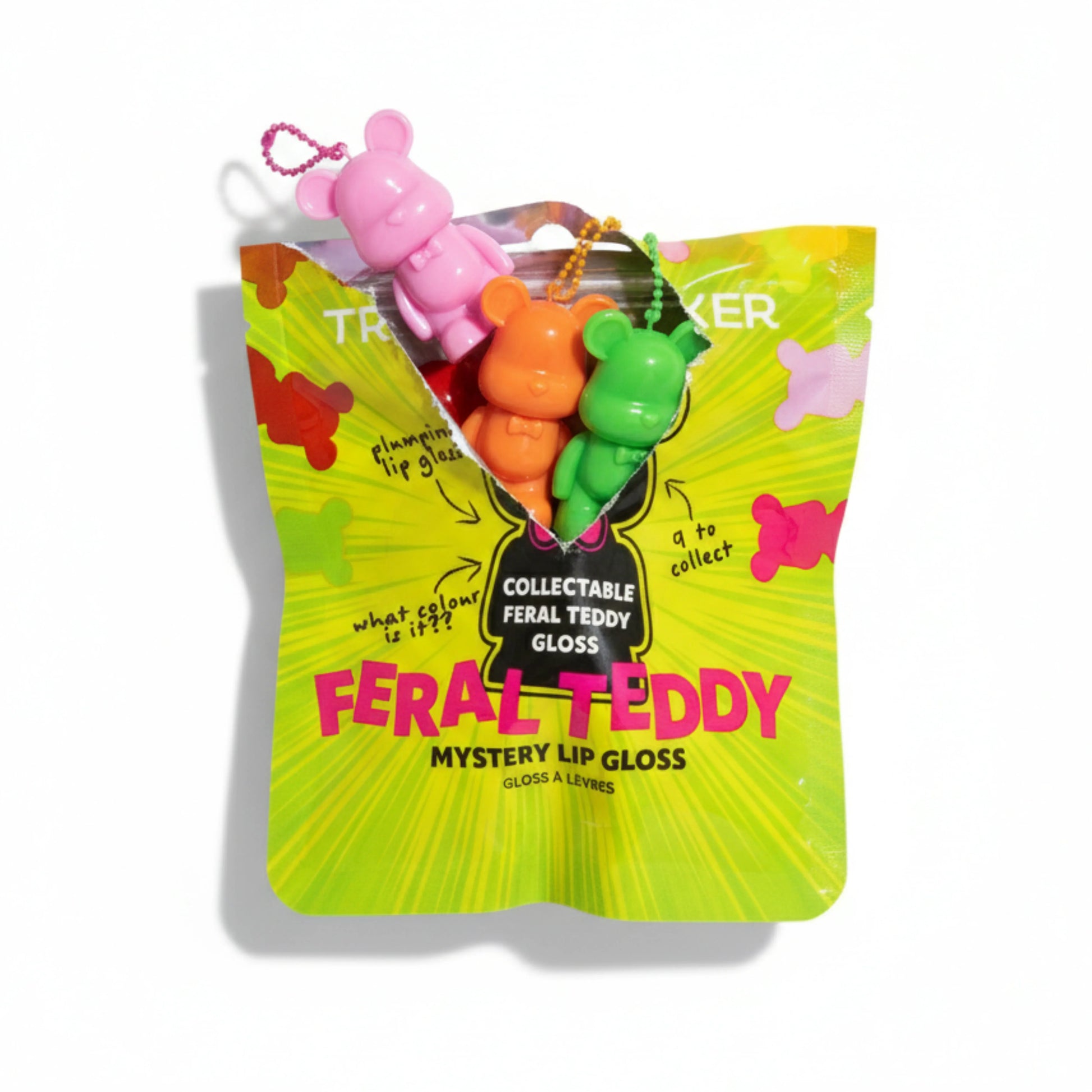 Trouble Maker Feral Teddy Mystery Plumping Lip Gloss (SIngle Piece)