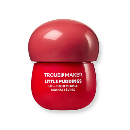 Trouble Maker Little Pudding Blurring Lip + Cheek Mousse Kimmi Coral Pink 5gm