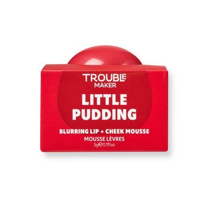 Trouble Maker Little Pudding Blurring Lip + Cheek Mousse Kimmi Coral Pink 5gm