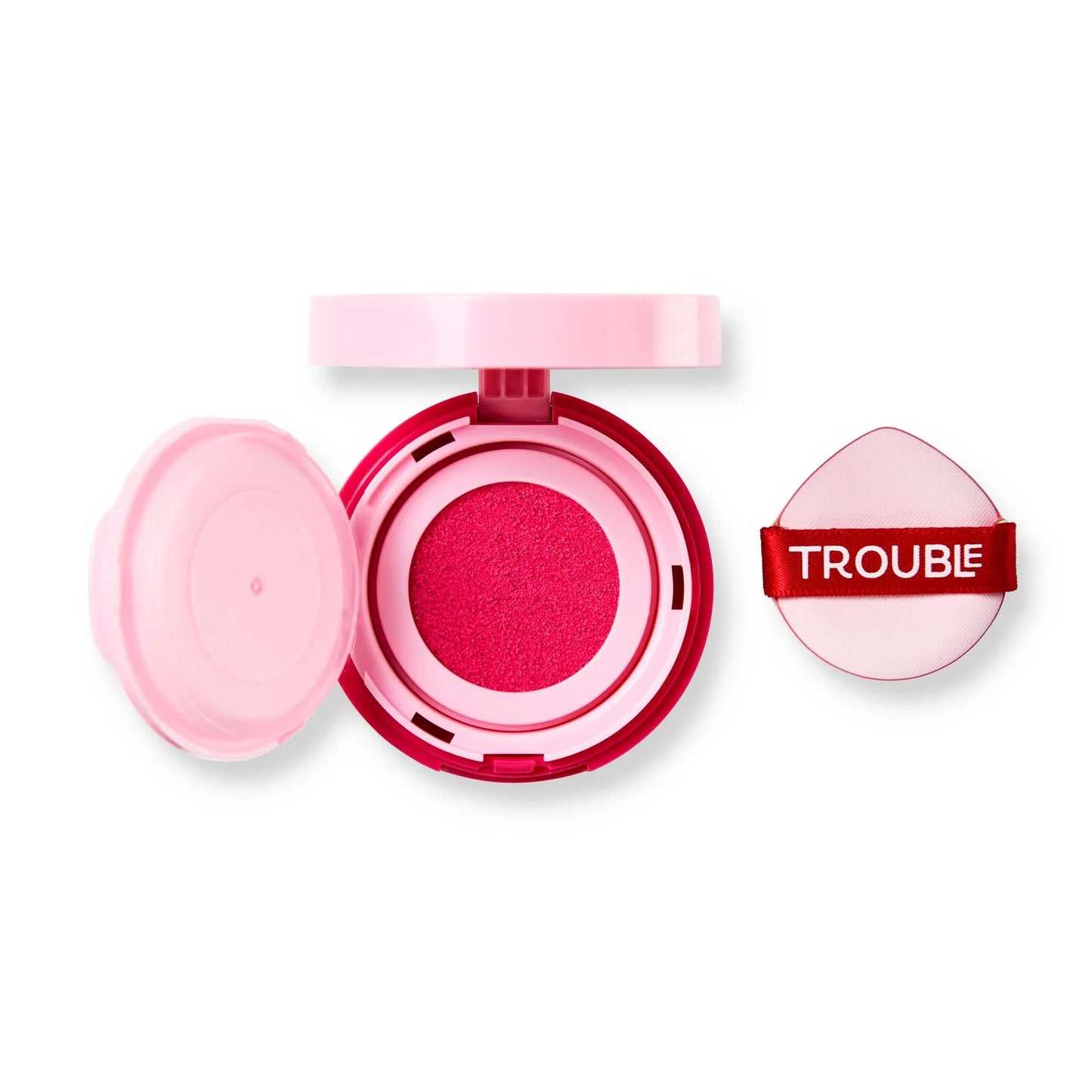 Trouble Maker Press Play Blush Cushion