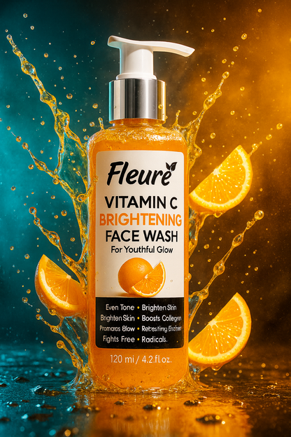 Fleuré Ultra Brightening Vitamin C Face Wash for Radiant Glow