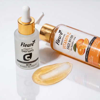 Vitamin C Serum and Face Wash Duo by Fleuré