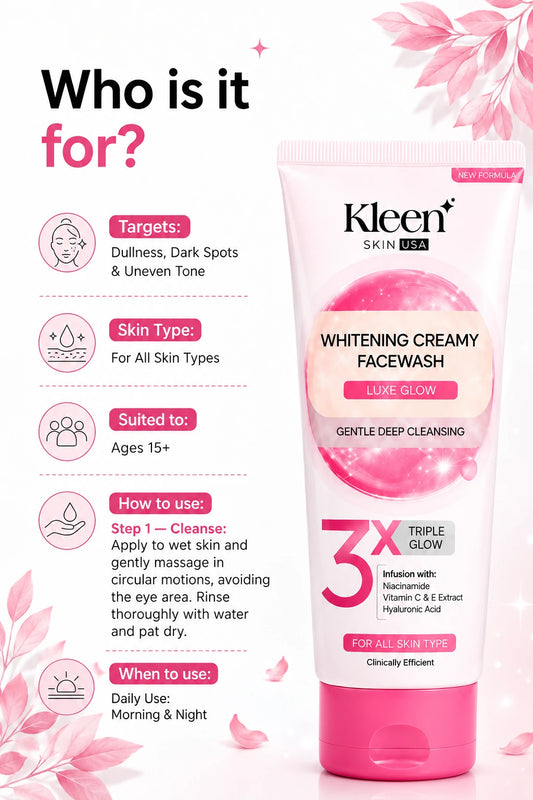 Kleen Skin USA Whitening Creamy Face Wash