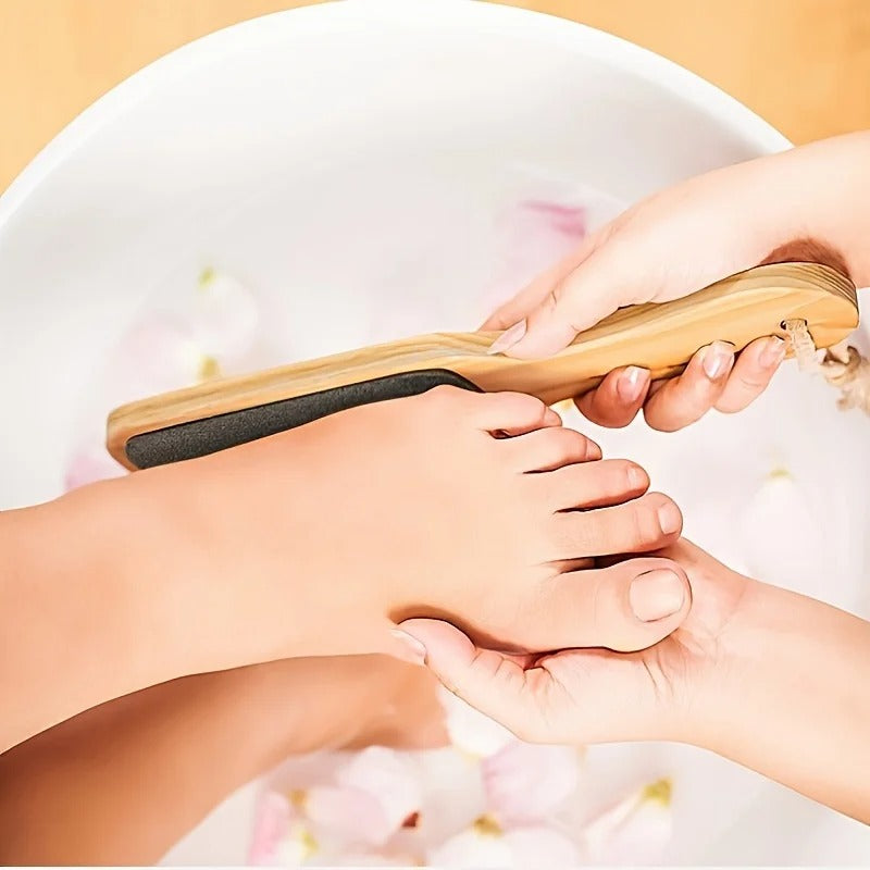 Wooden Foot Filer & Pedicure Scraper