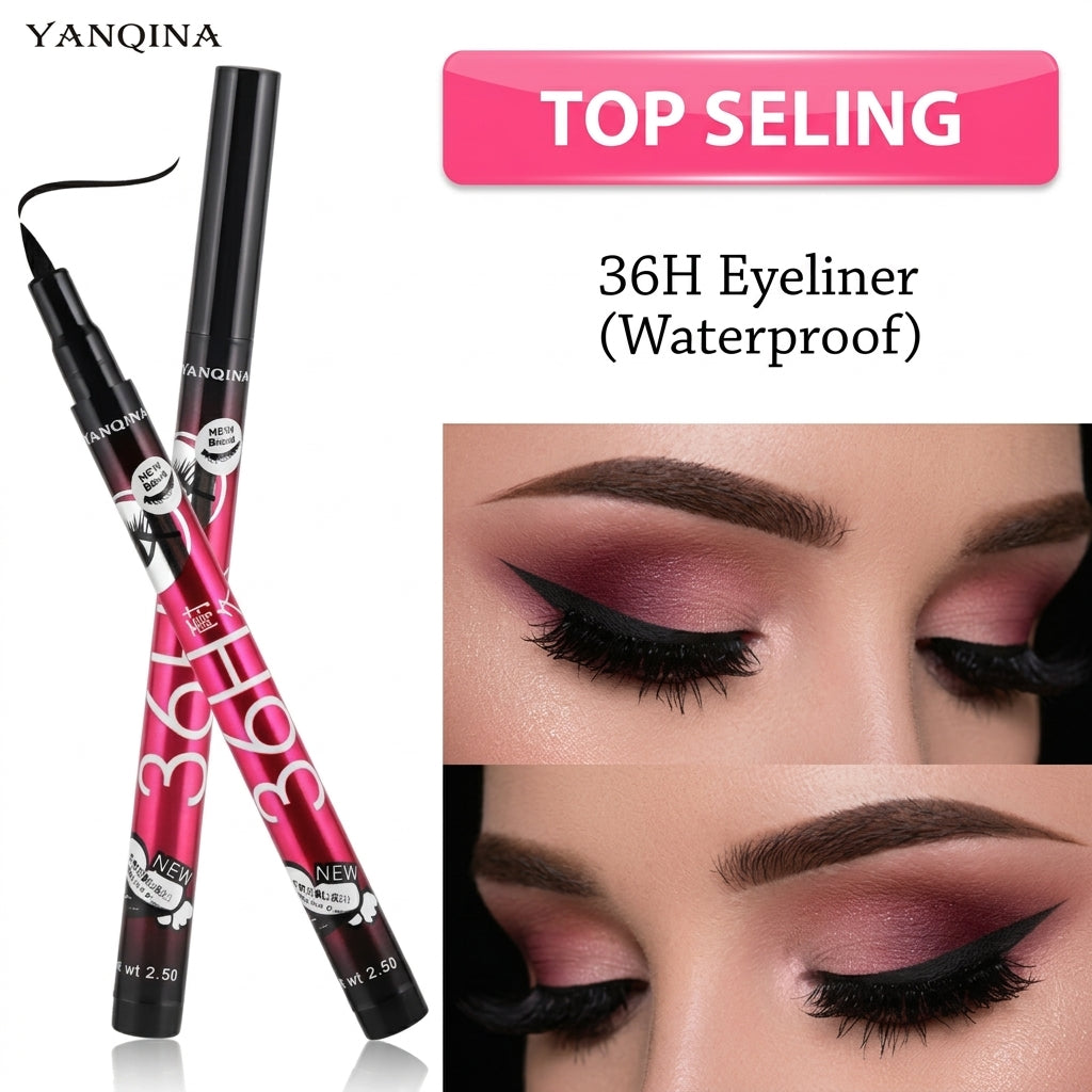YANQINA 36H Precision Liquid Waterproof Eye Liner