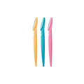 Glamorous Face Eyebrow Razors - 3 Razors in 1 pack