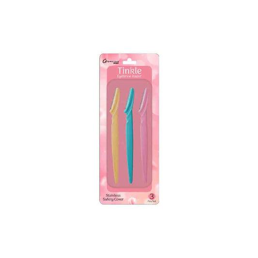 Glamorous Face Eyebrow Razors - 3 Razors in 1 pack