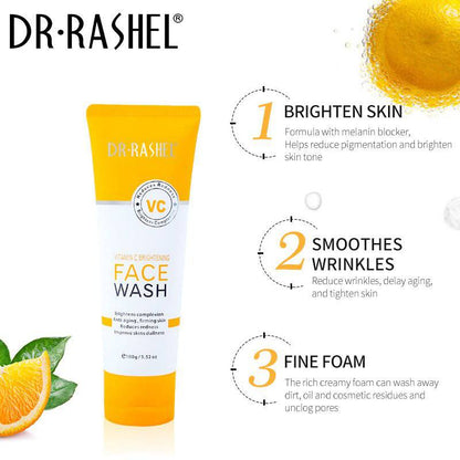 DR RASHEL Product Vitamin C Brightening Face Wash 100g